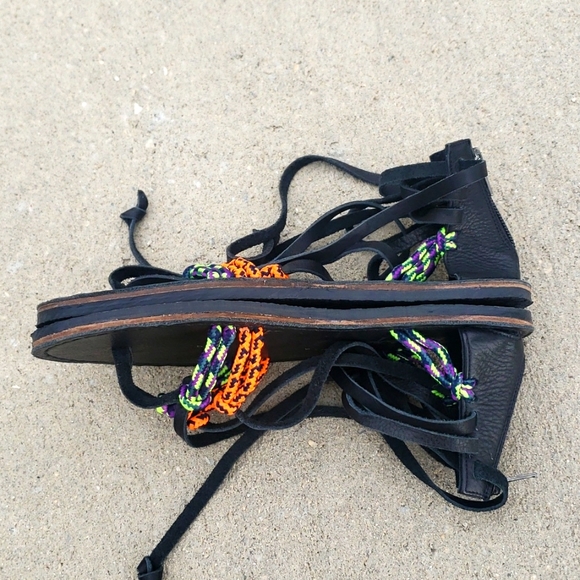 Free People La Jolla wrap lace-up sandals - Picture 6 of 10